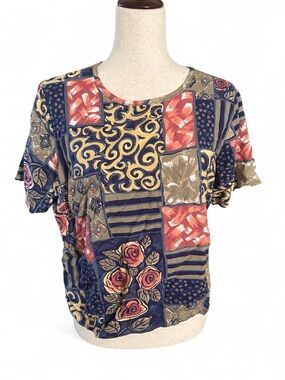 Vintage Radcliffe Women’s Whimsical Patchwork Shirt